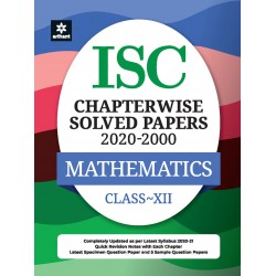 ISC Chapter Wise Solved Papers Mathematics Class 12 |